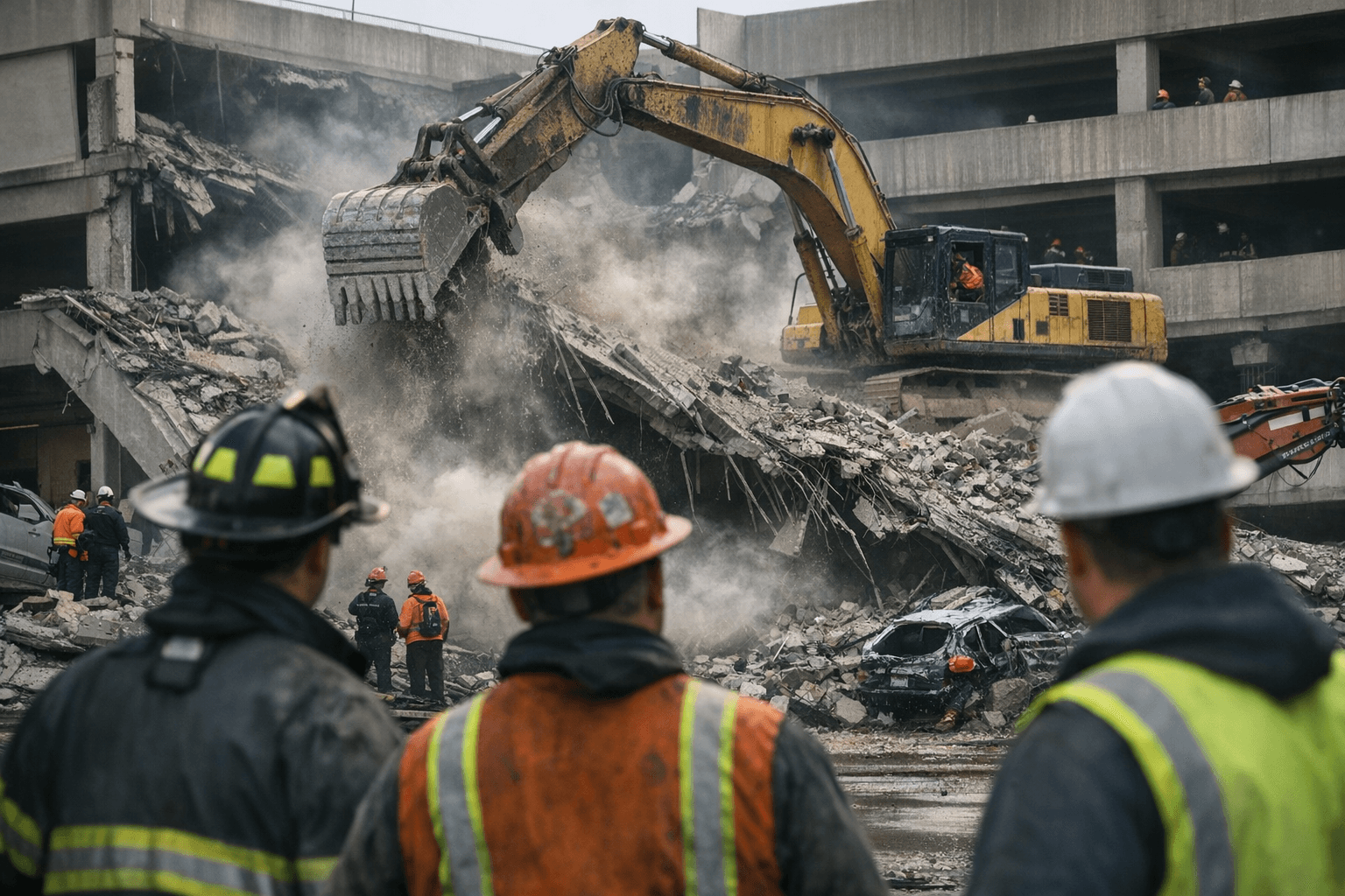 Philadelphia garage collapse victims identified as demolition begins in Grays Ferry