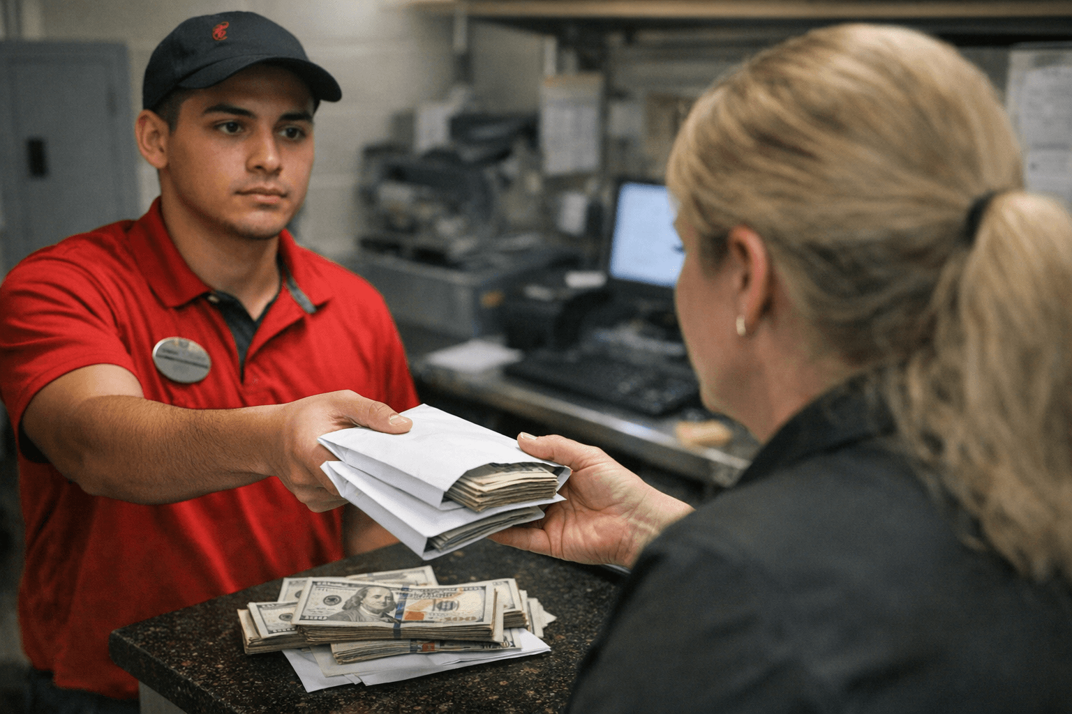 Chick-fil-A worker returns $9,833 found in restroom to owner