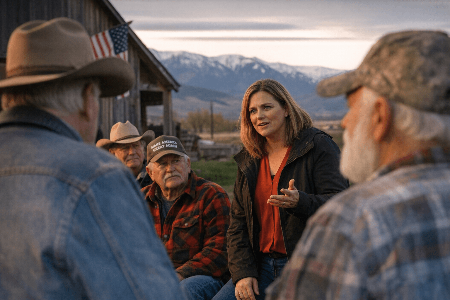 Danielle Bethell visits La Grande, courts Union County voters before primary
