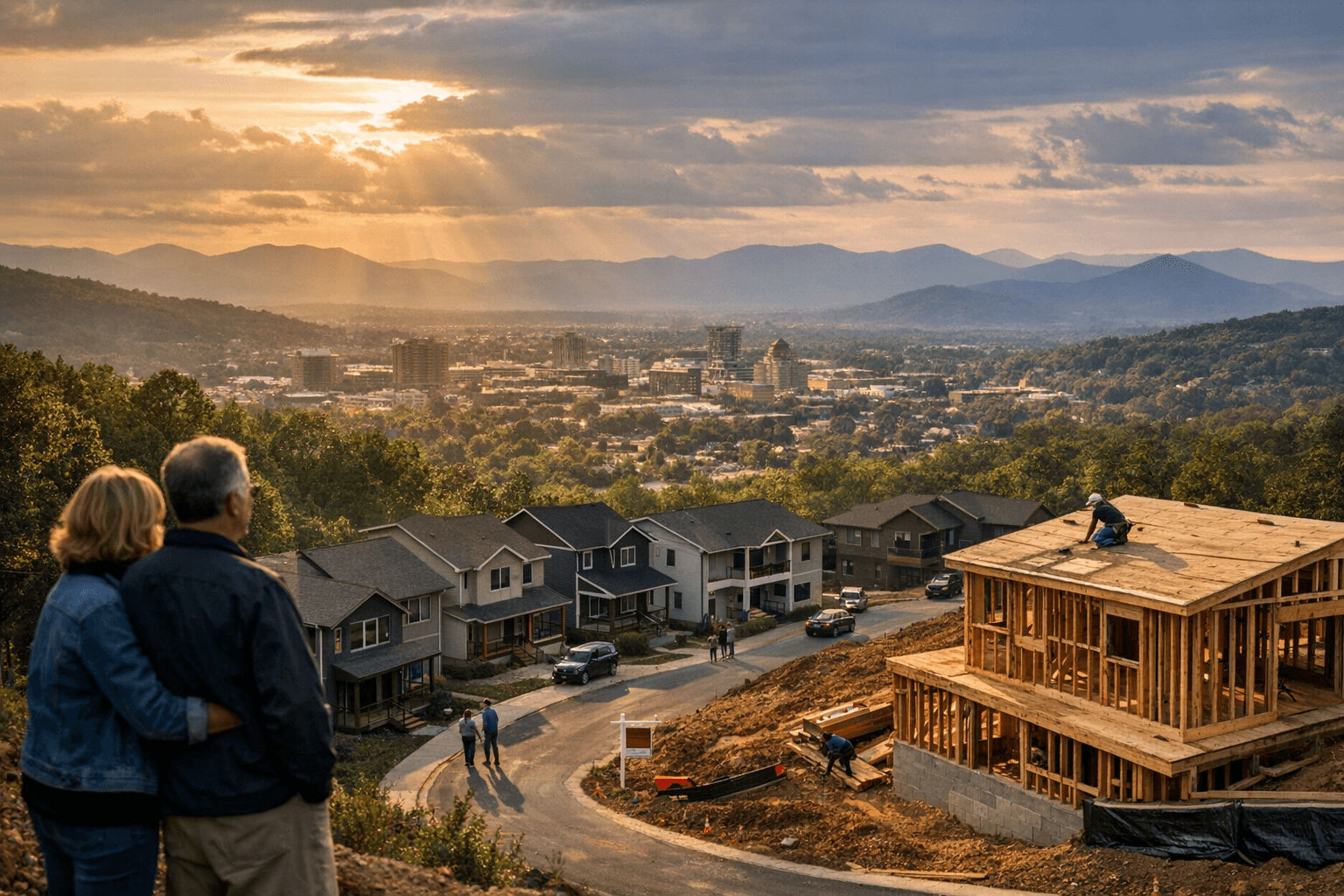 Asheville housing market shifts toward balance as supply surges