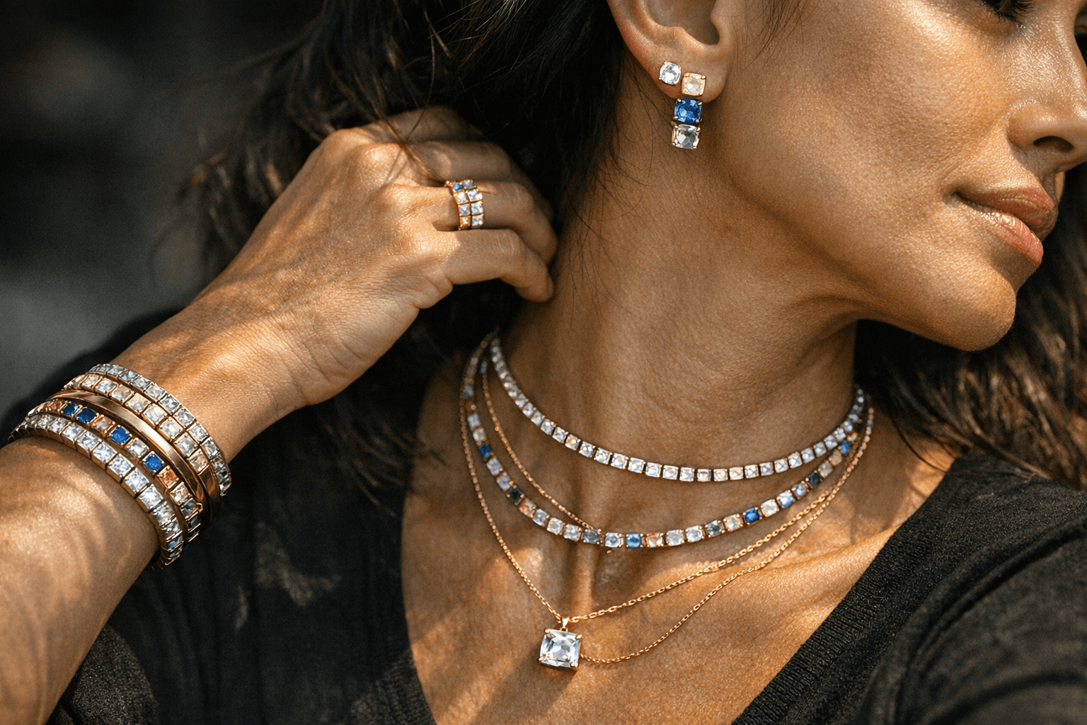 Roxanne Assoulin launches Cubic jewelry for easy layering and stacking