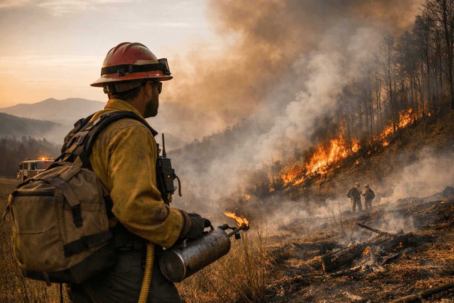 Near-record heat, dry conditions raise fire danger across Buncombe County