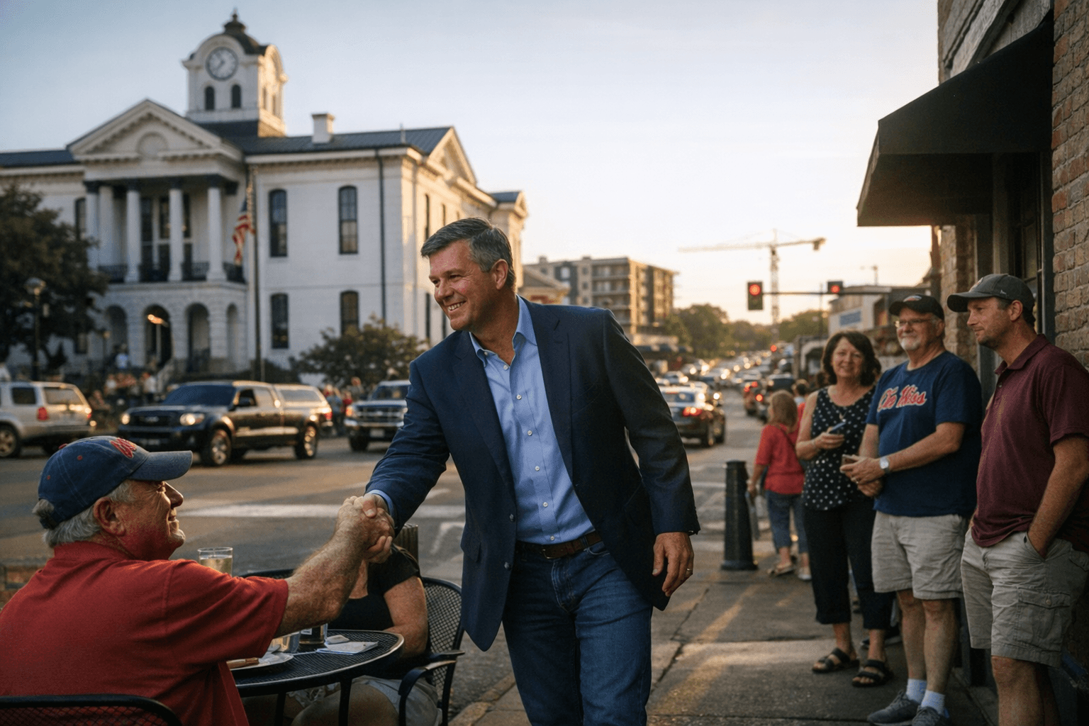 Watson visits Oxford after launching lieutenant governor campaign