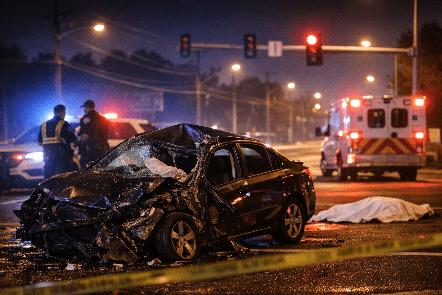 Woman killed in early crash at Landover Road, MLK Highway intersection