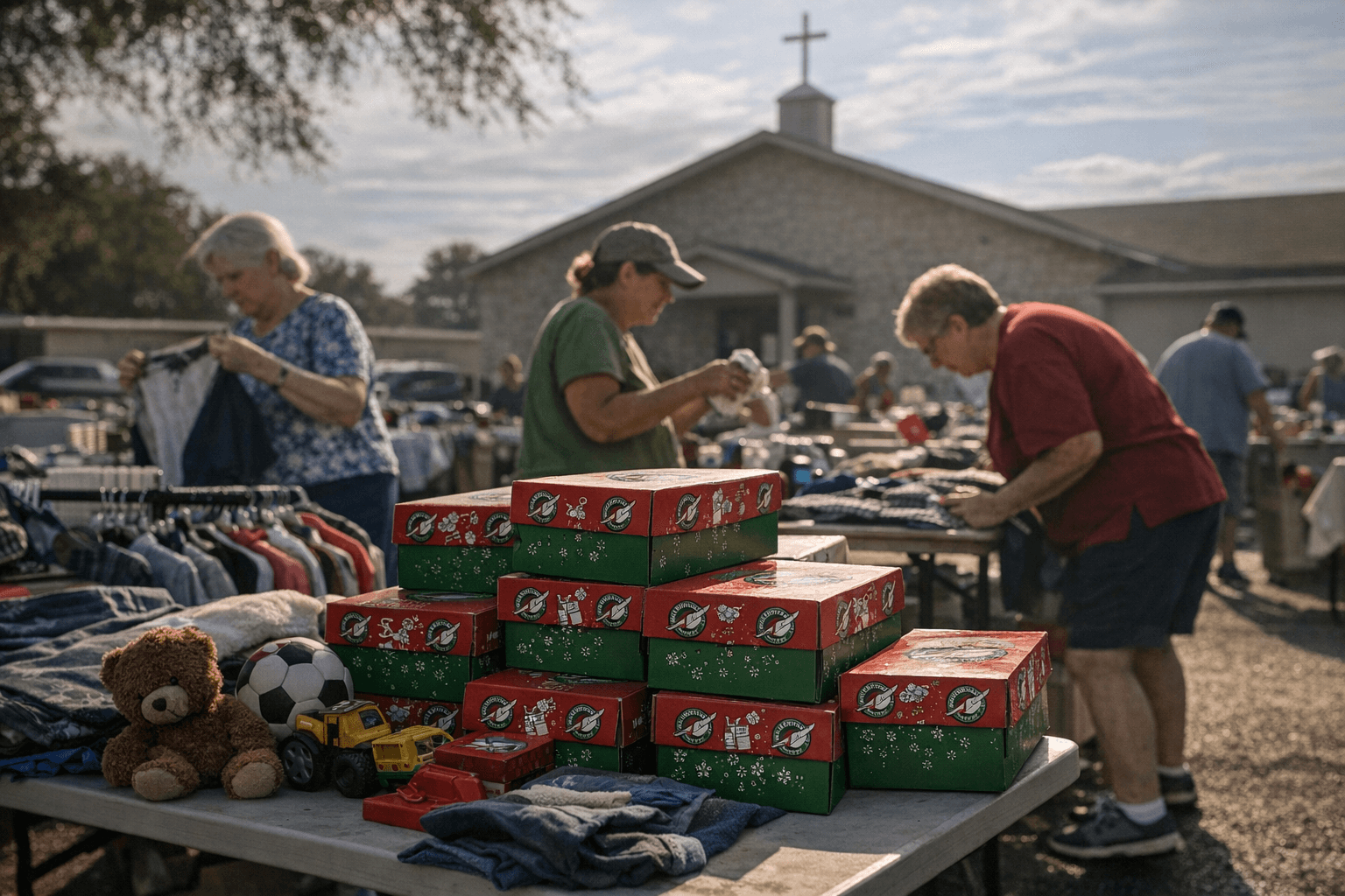 Copperas Cove church hosts yard sale to support Operation Christmas Child