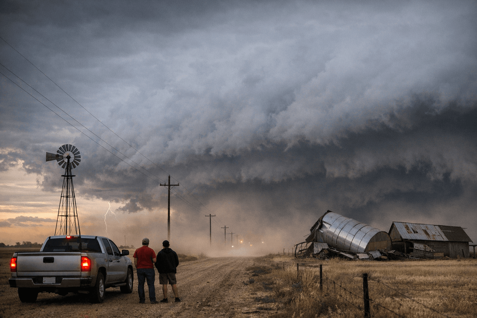 59 mph thunderstorm gust hits west of Guymon, severe weather continues in Texas County