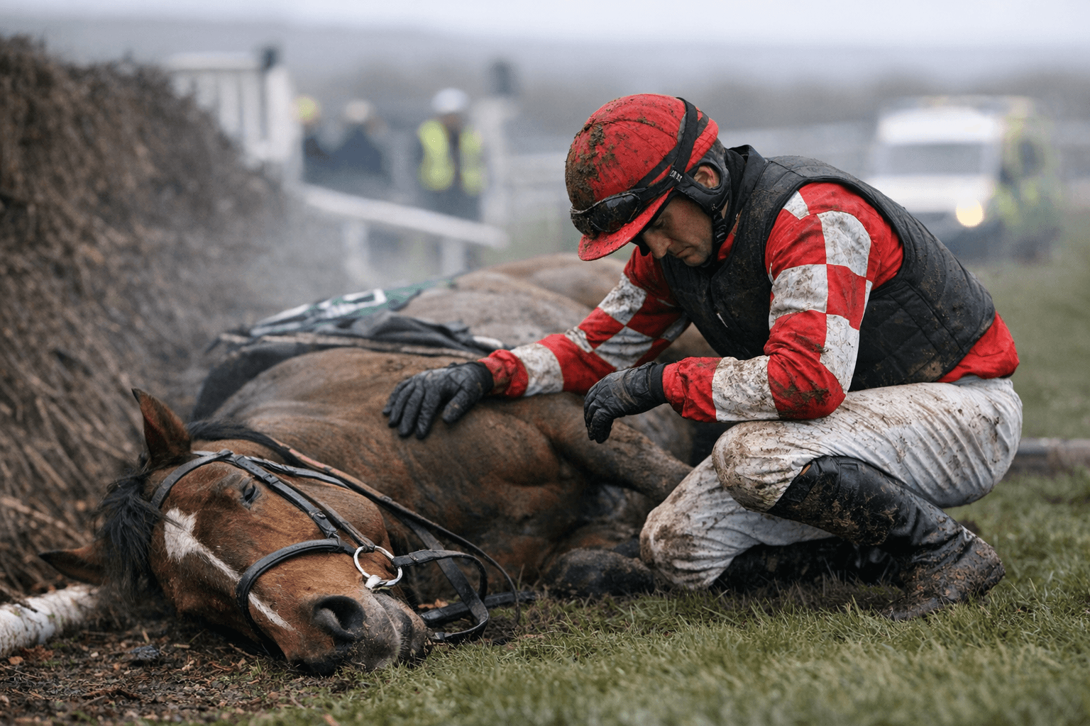 Toby McCain-Mitchell banned after Grand National fall on tired Top Of The Bill