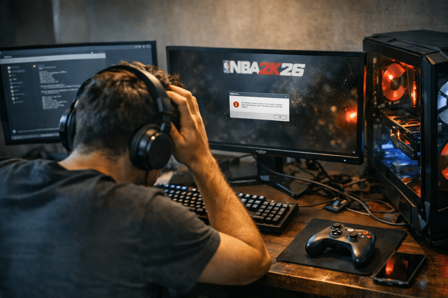 NBA 2K26 PC support page lists specs, fixes launch and crash issues