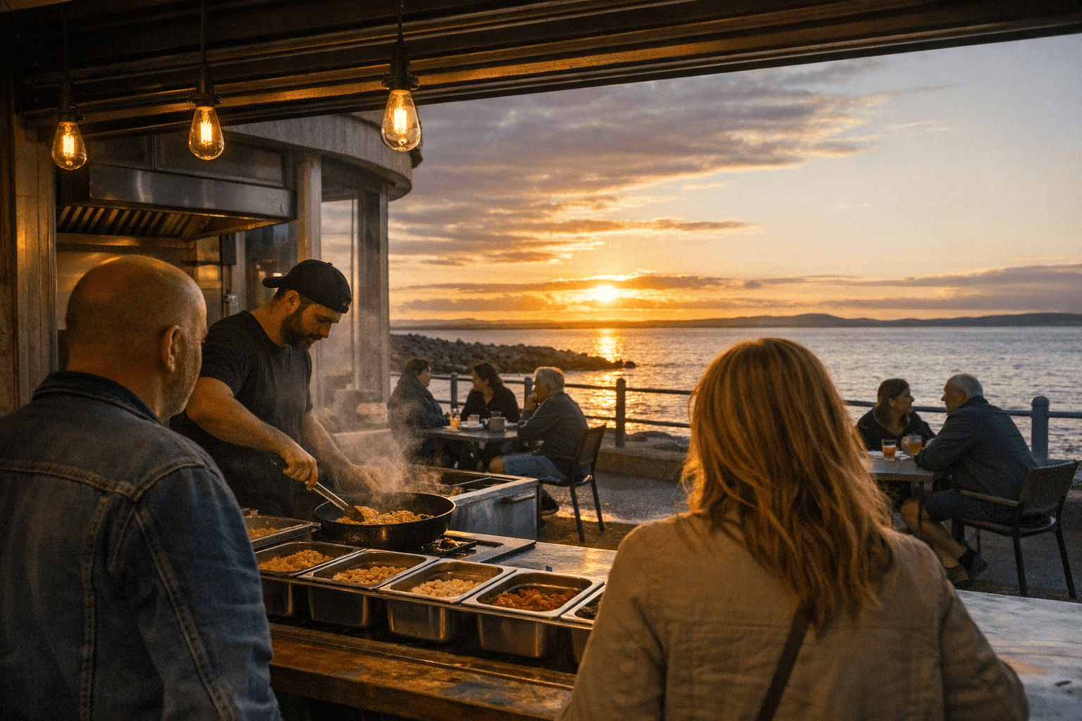 Morecambe prom welcomes Pimp Your Pasta with soft opening and sea views