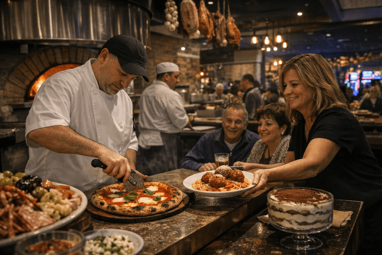 Mangia opens at Pittsburgh casino, showcasing DeLallo family recipes