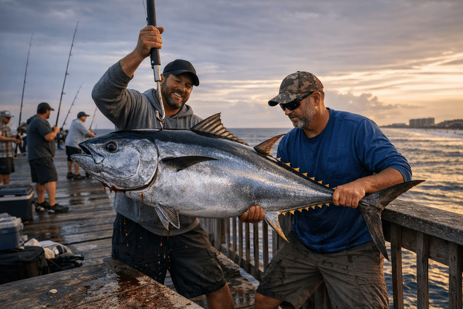 Bluefin Tuna Caught at Navarre Pier as Conditions Improve