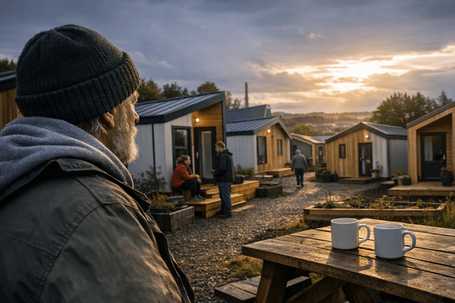 Scotland Opens £3 Million Tiny-Home Village for 15 Homeless Residents