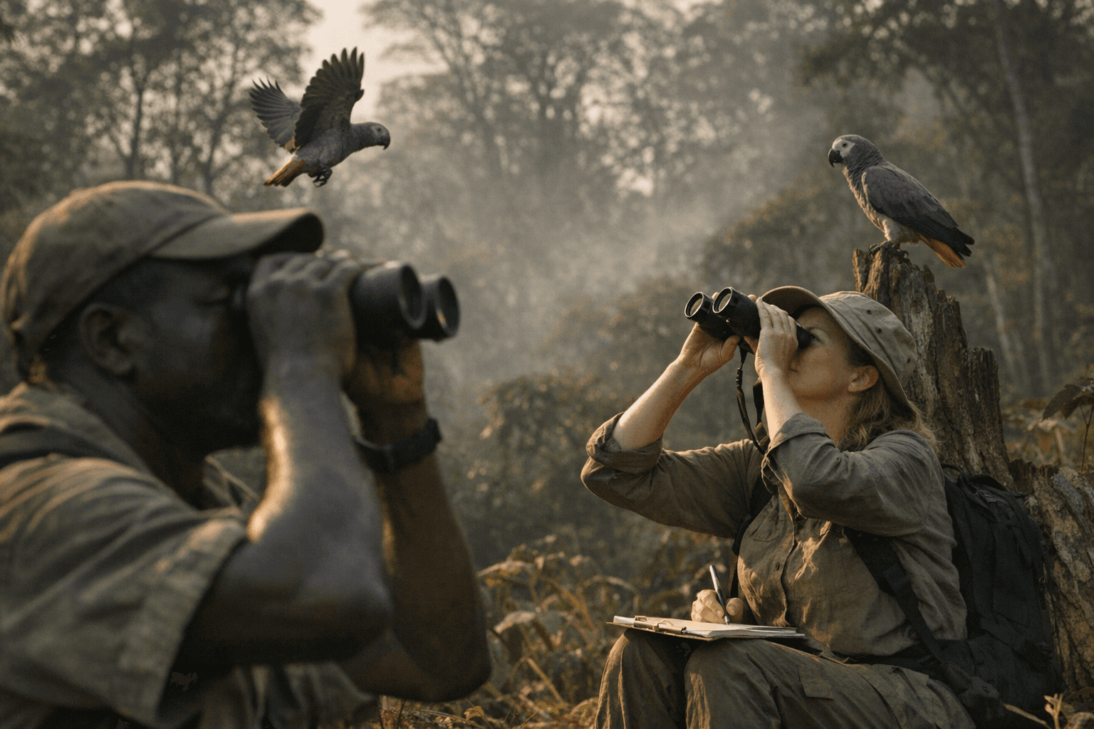 Africa’s Bird Monitoring Gaps Threaten Parrot Population Protection