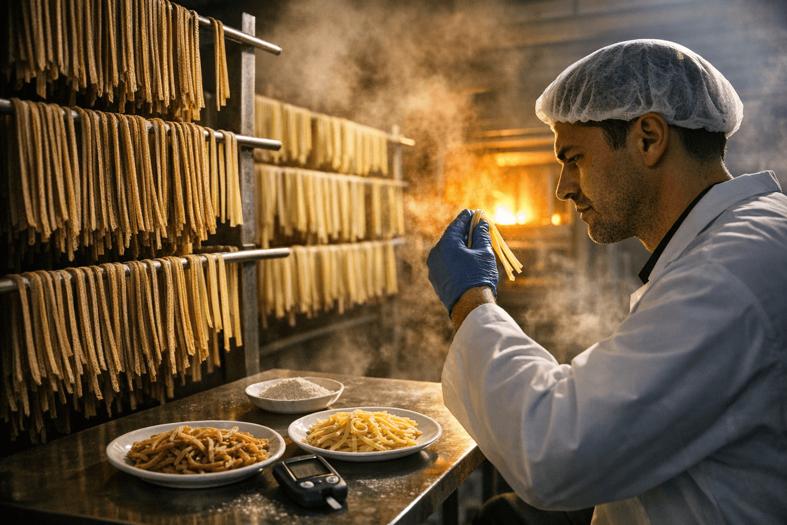 Pasta drying temperatures reshape starch digestibility, nutrition and firmness