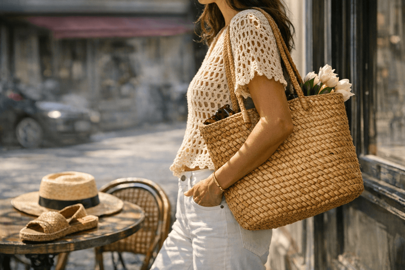 13 Woven Finds That Instantly Refresh a Spring Capsule Wardrobe