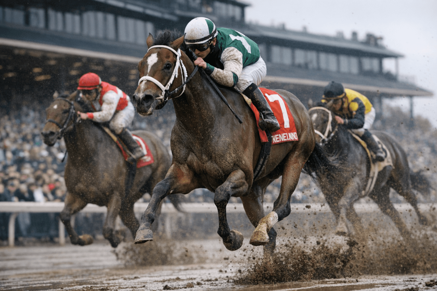 Trendsetter storms home at Keeneland to upset Lexington Stakes at 32-1