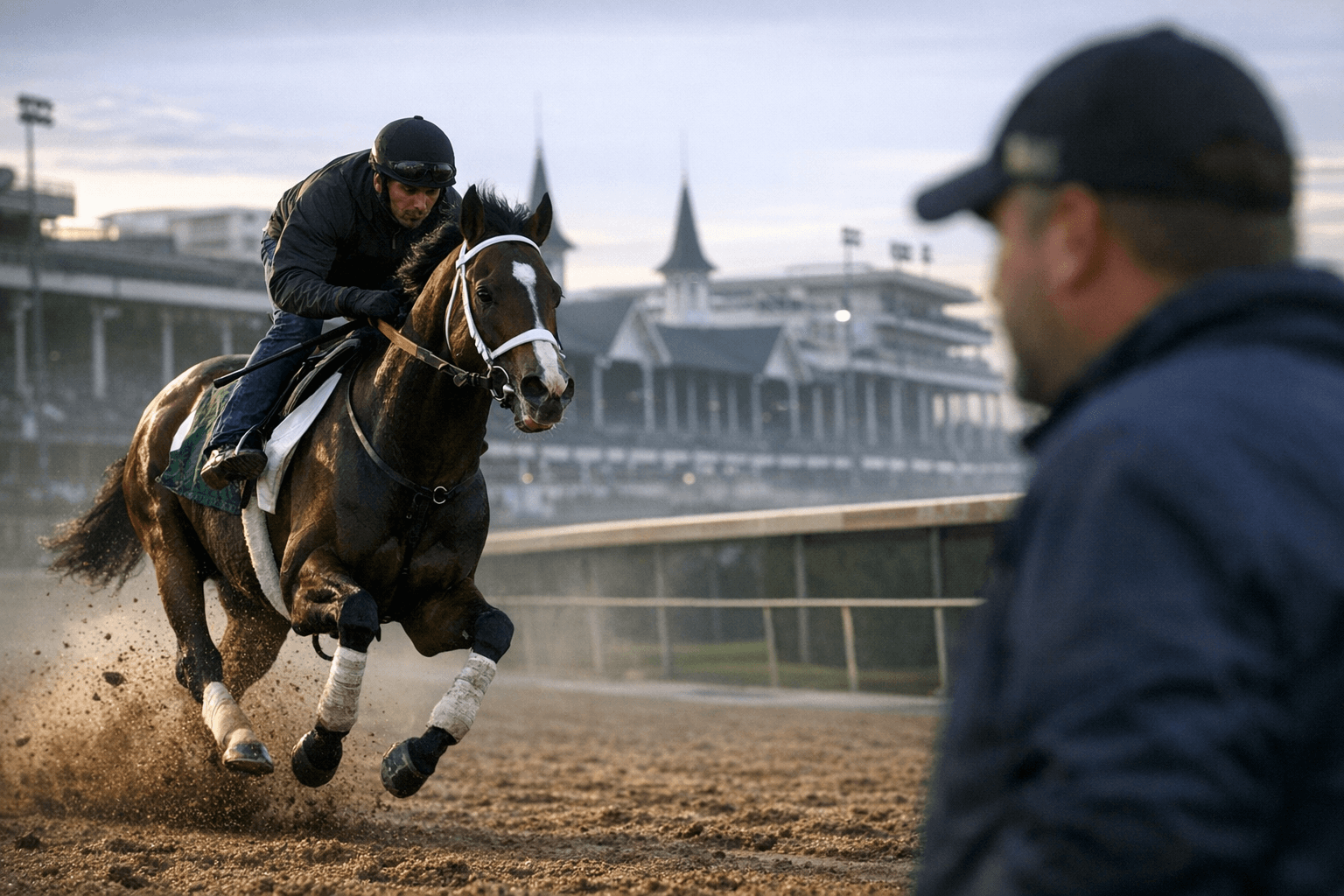Commandment sharp in Churchill Downs workout ahead of Kentucky Derby
