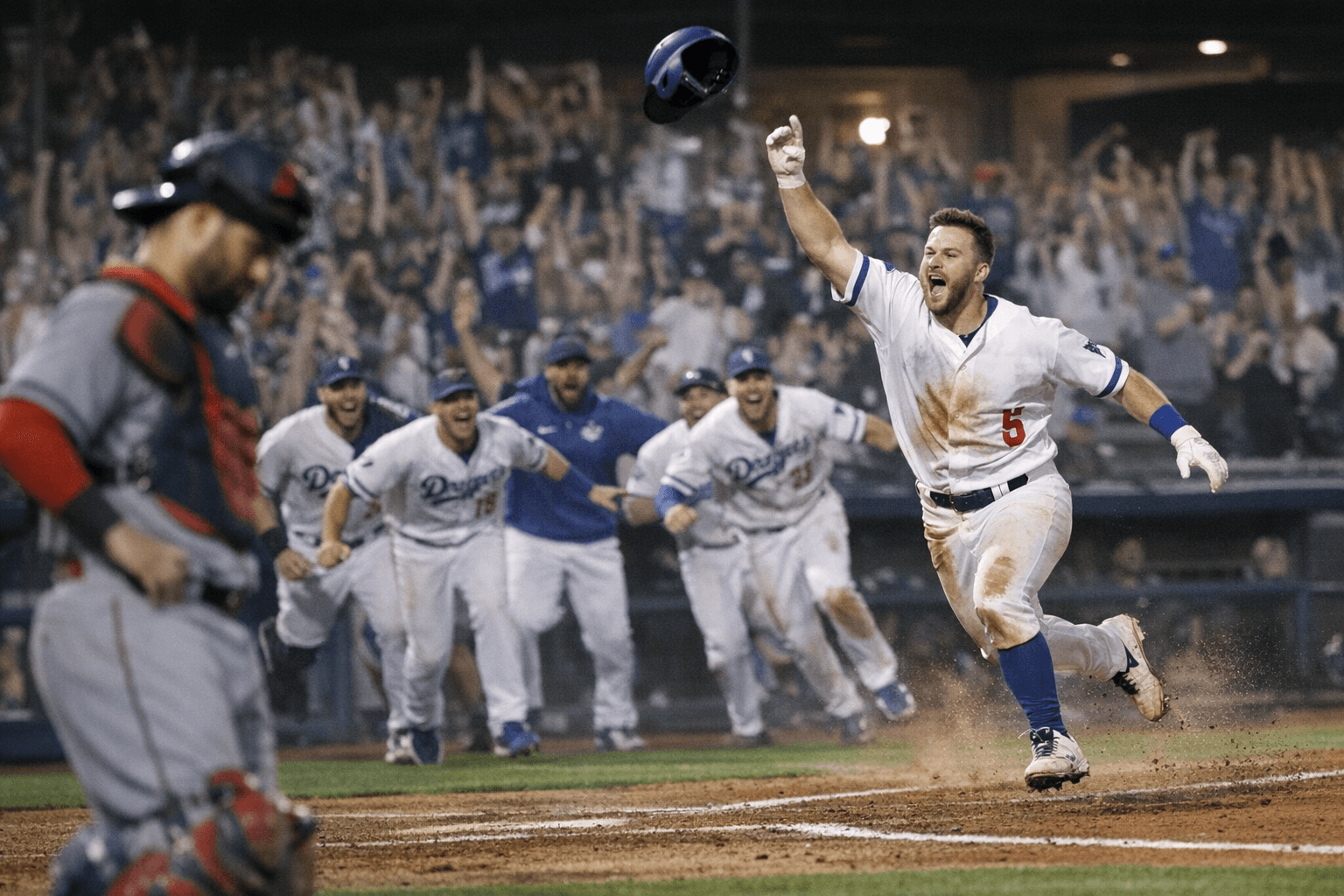 Ward's walk-off three-run homer lifts Comets over Express, 10-9