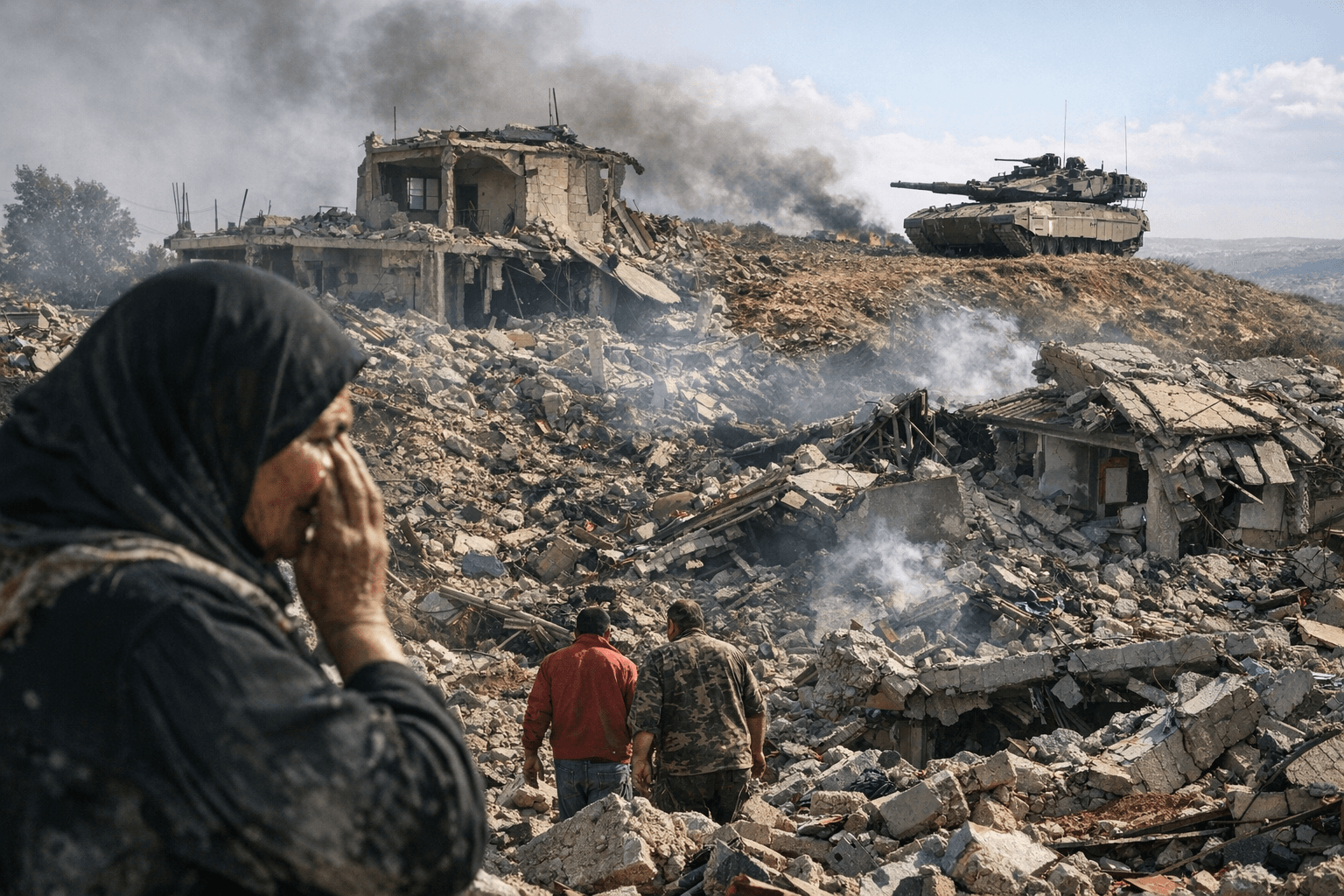 Israel demolishes entire Lebanese villages in border offensive