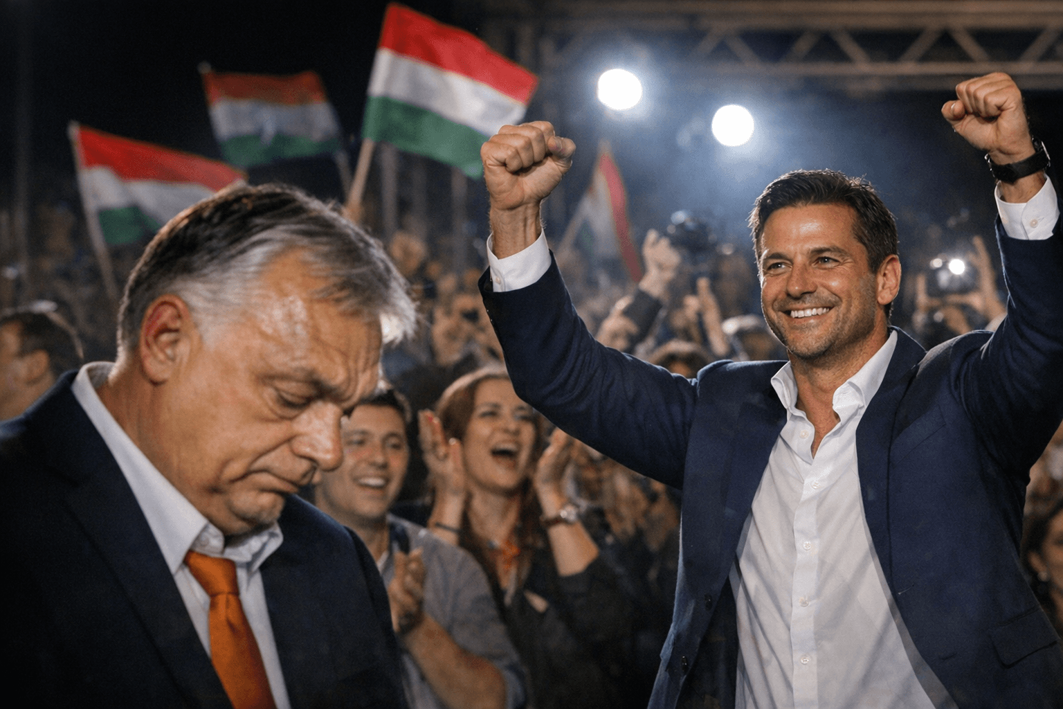 Orban concedes as Magyar’s Tisza party appears headed for landslide win