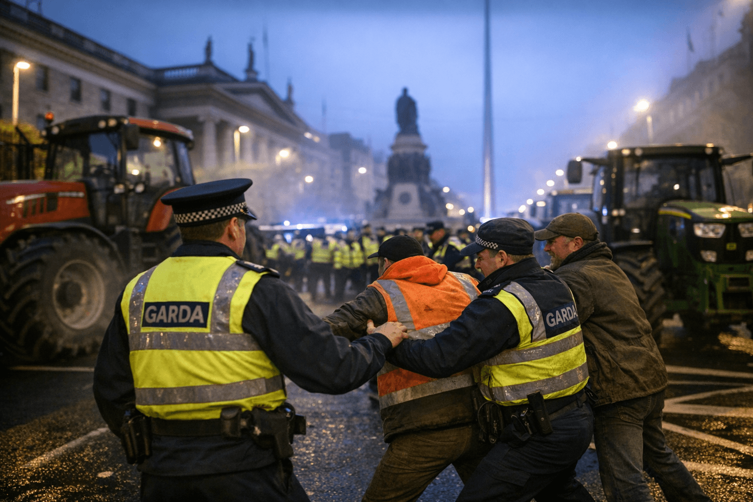 Irish police break up Dublin fuel blockade as shortages spread nationwide