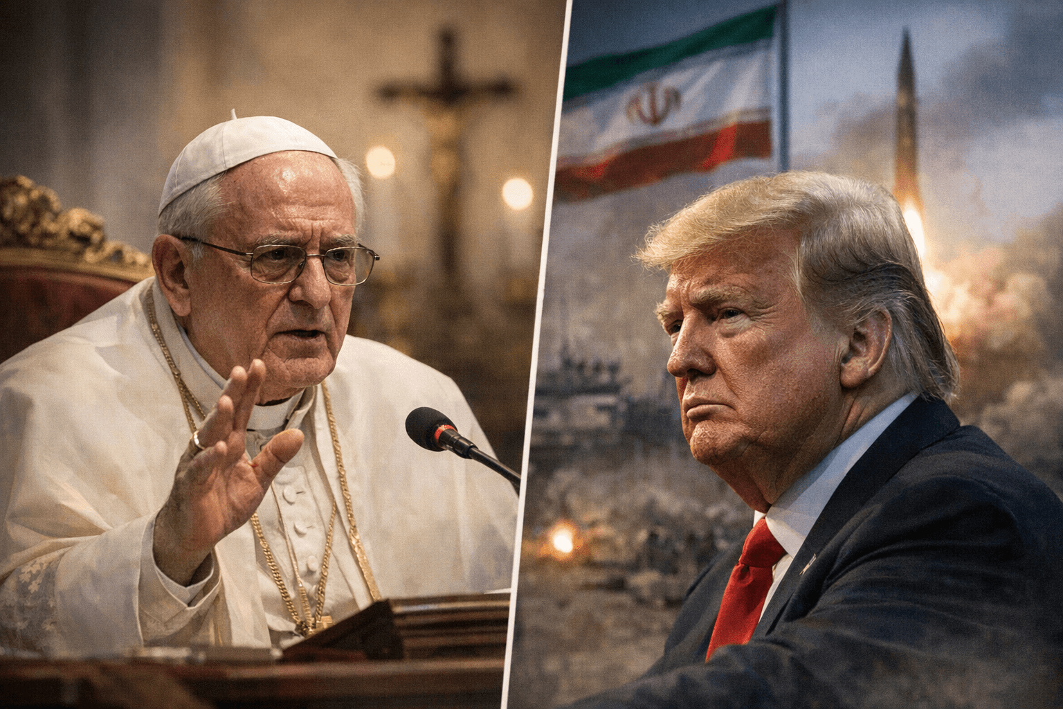 Pope Leo condemns Trump’s Iran threat, urges return to peace talks