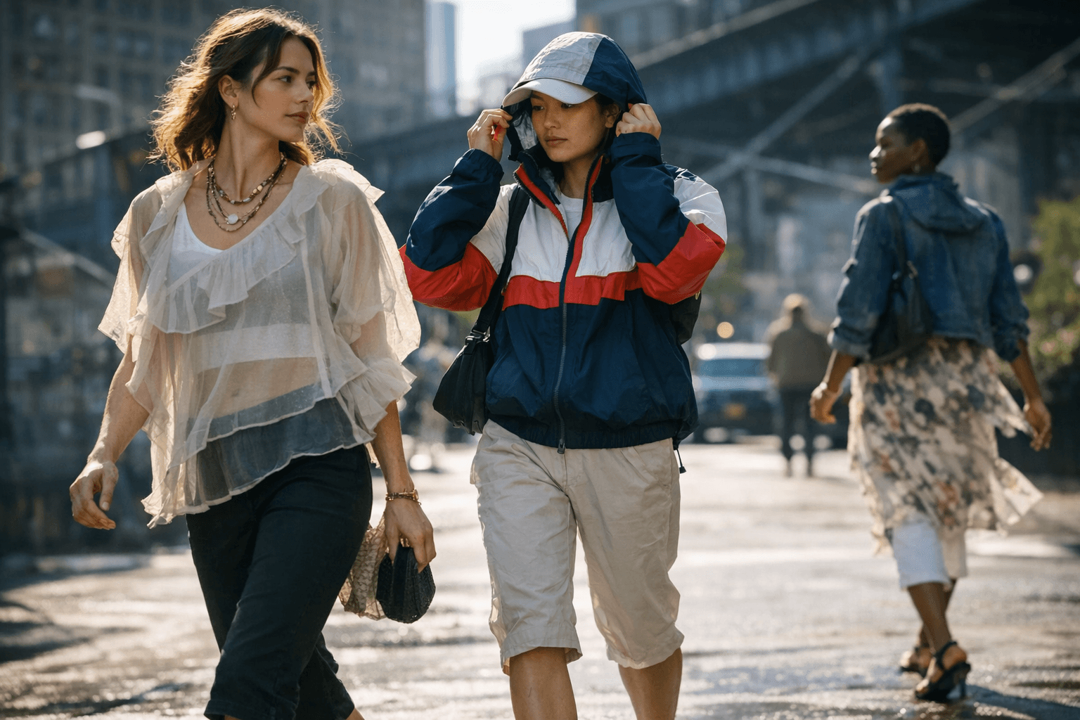 Spring 2026 embraces whimsical layers, sporty jackets, and capri comeback