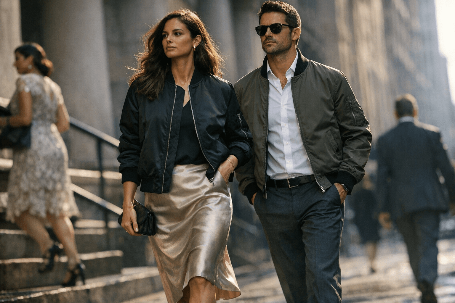 Bomber Jackets Bring Easy Outfits Into Sharp Focus