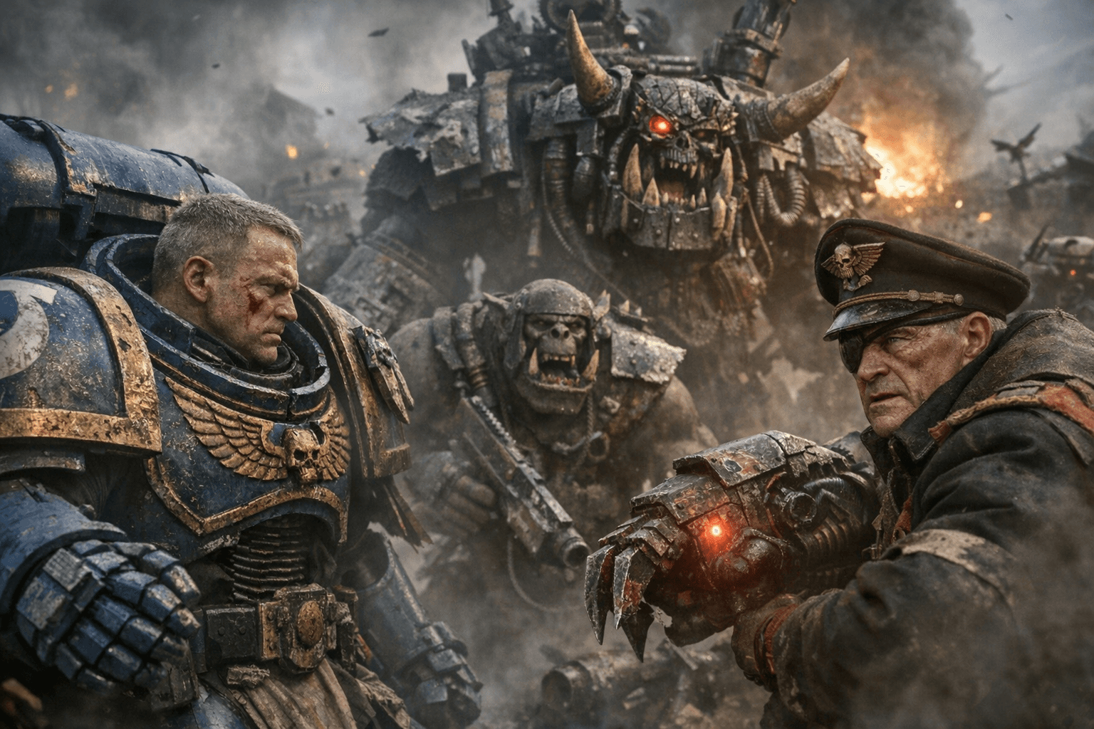 Warhammer Survivors reveals Calgar, Yarrick, Orks and Ghazghkull as threats