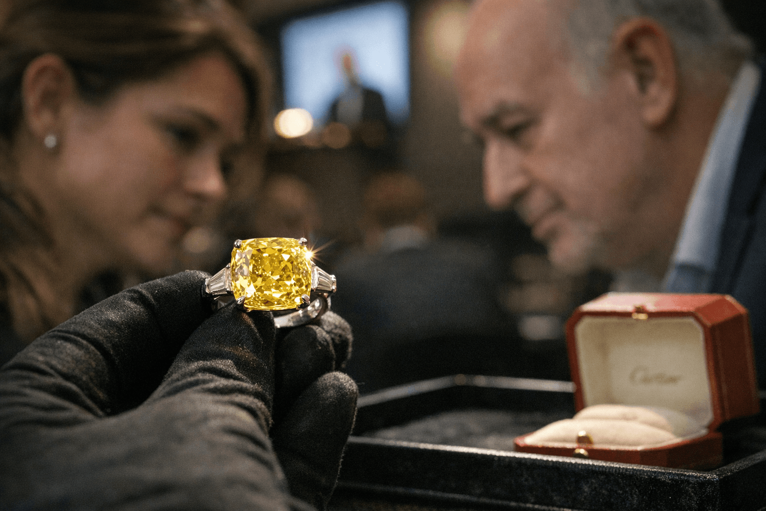 Heritage Auctions sale led by 20.03-carat Cartier yellow diamond ring