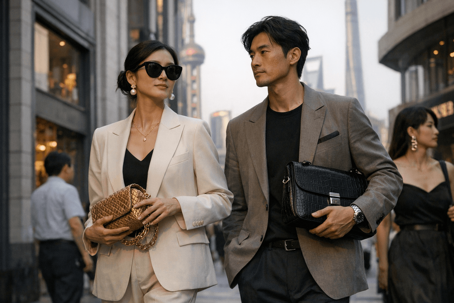 Shanghai Buyers Favor Soft Tailoring, Quiet Luxury, and Statement Accessories