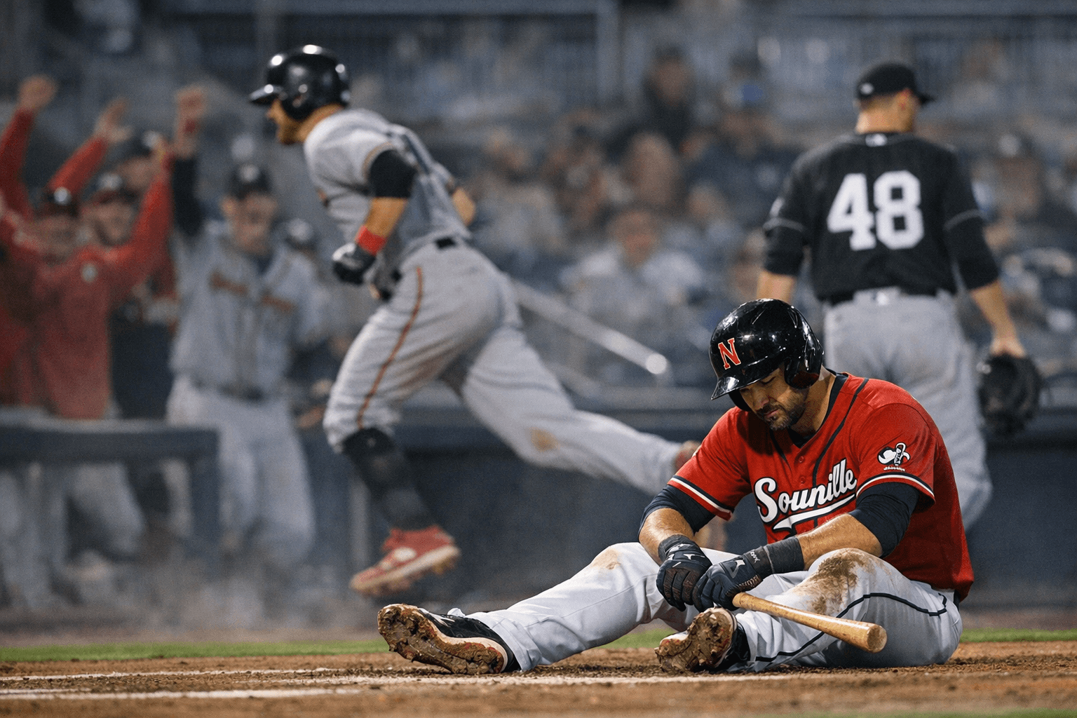 Gwinnett strikes early, hands Nashville 4-1 loss in series opener