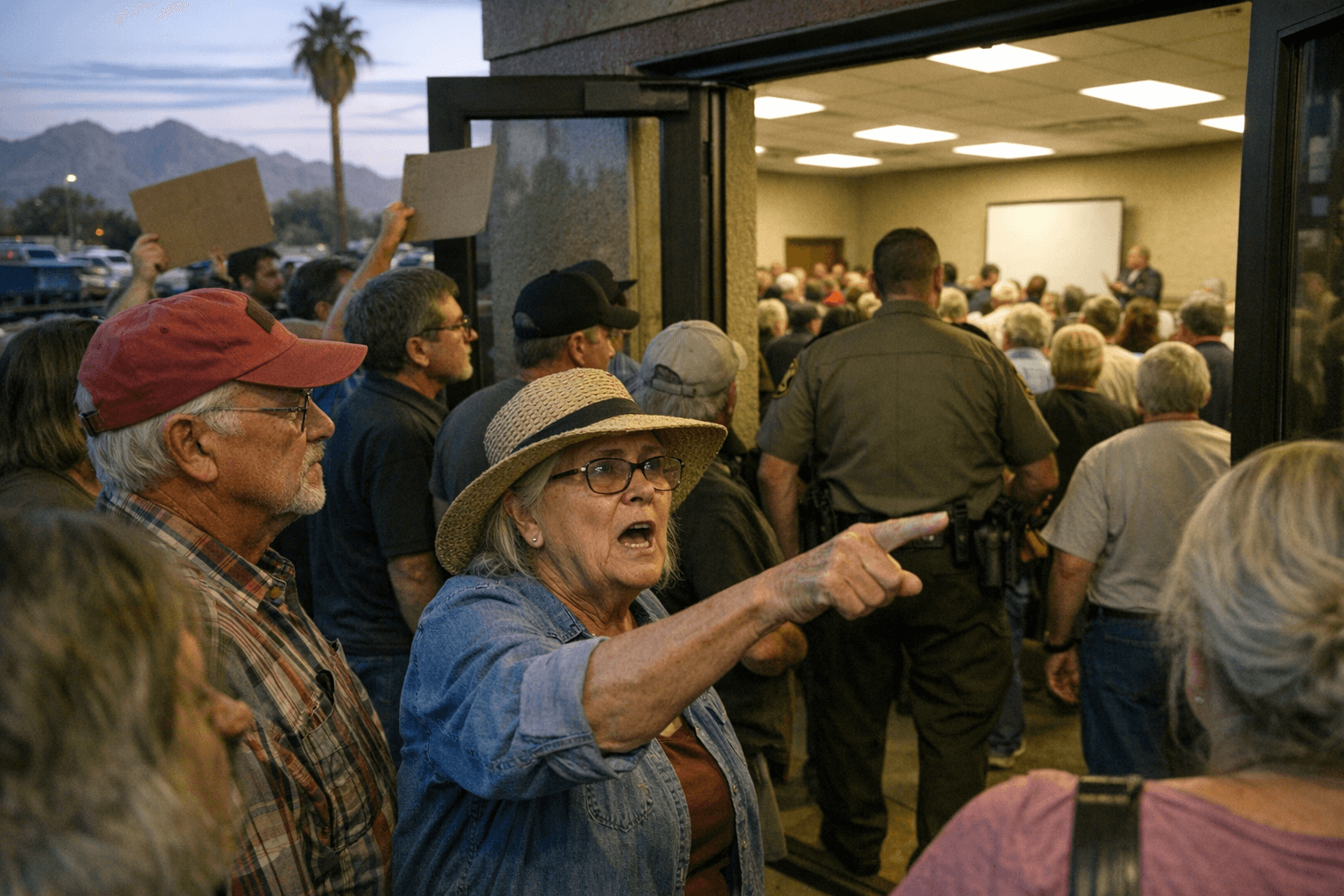 Yuma County residents protest data center talks, officials say no proposals yet