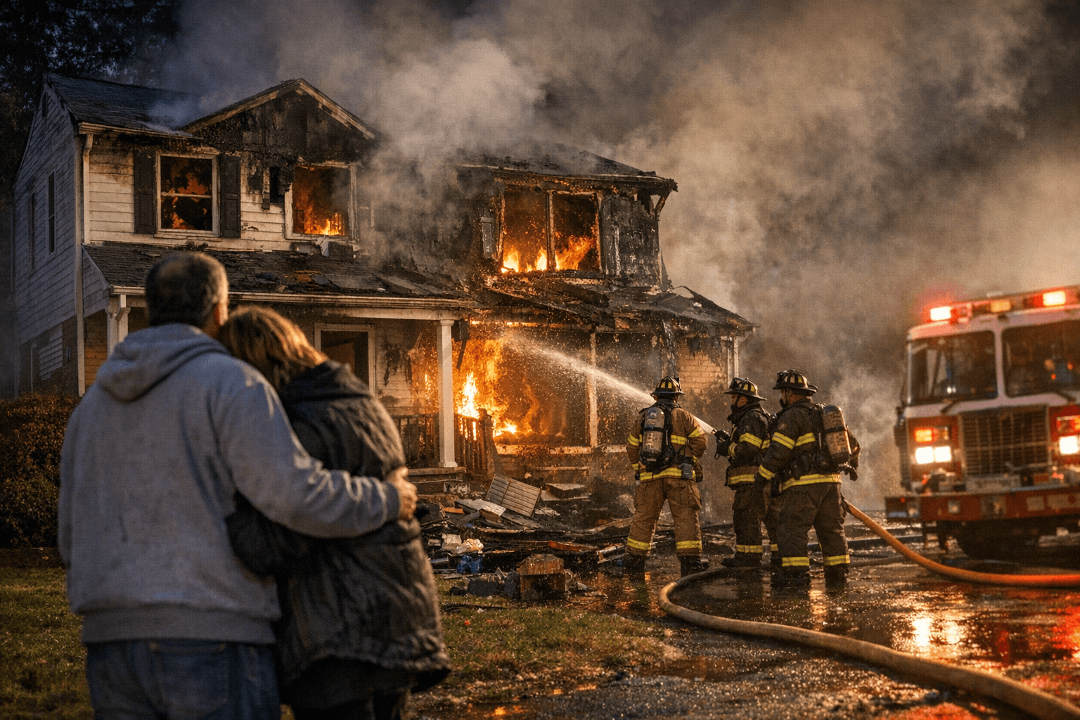 Fort Washington house fire displaces two adults, cause under investigation