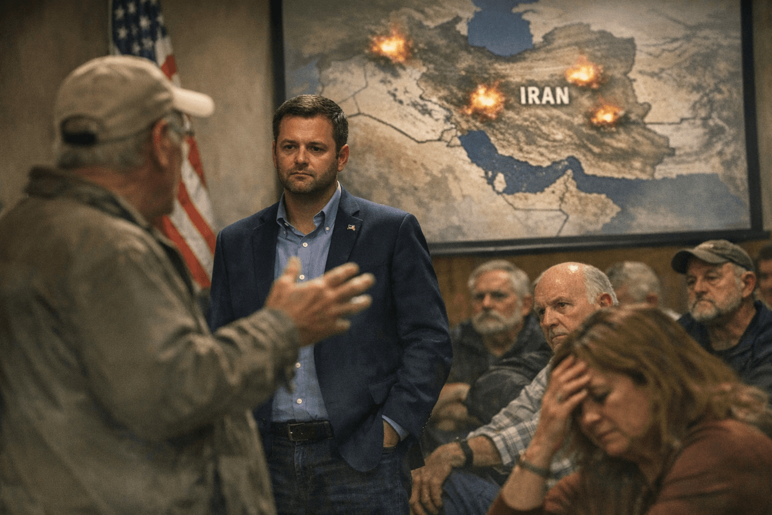 Iran strikes fuel anger in Lawler's swing-district House race