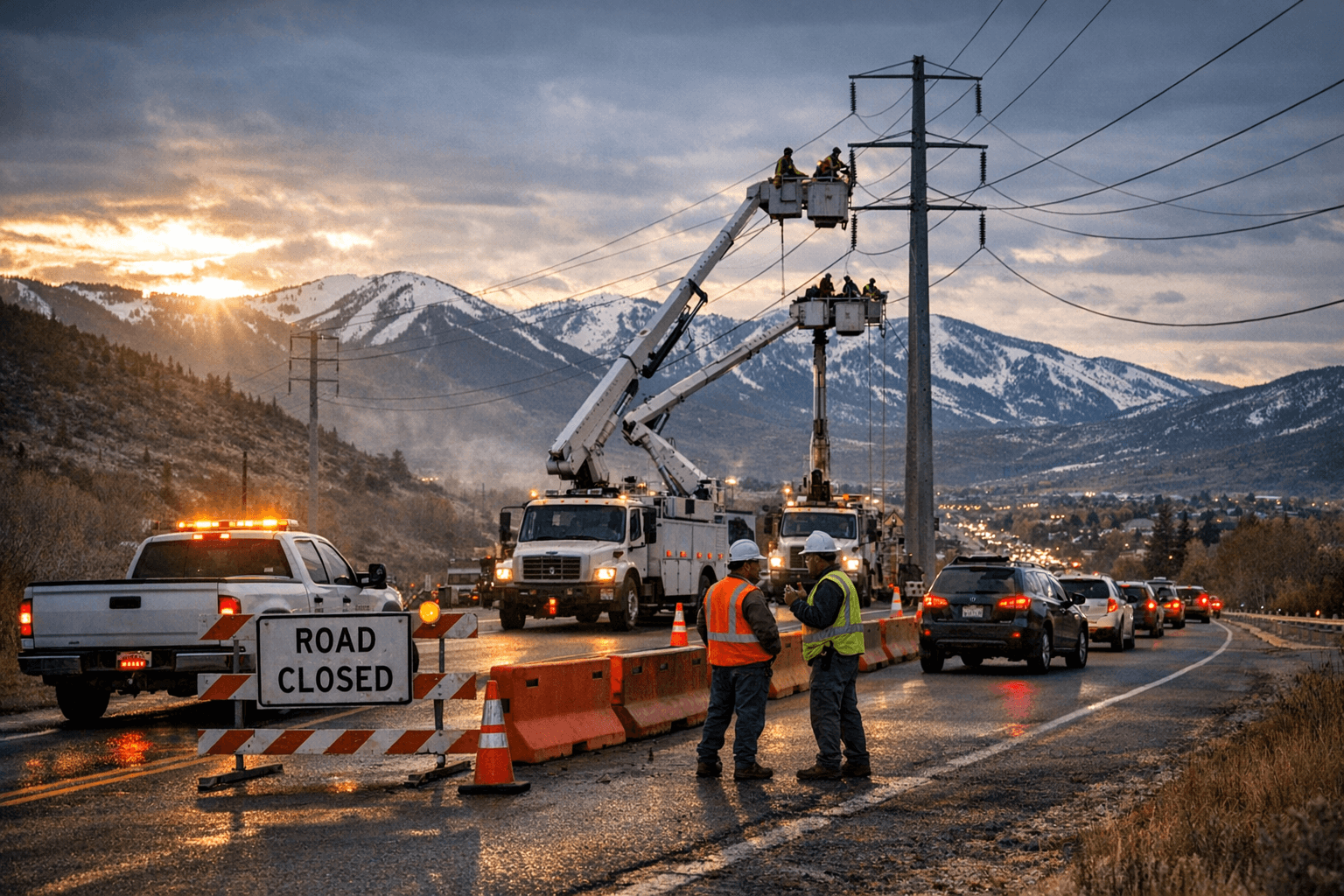 Eastbound SR-248 closes for transmission project near Park City