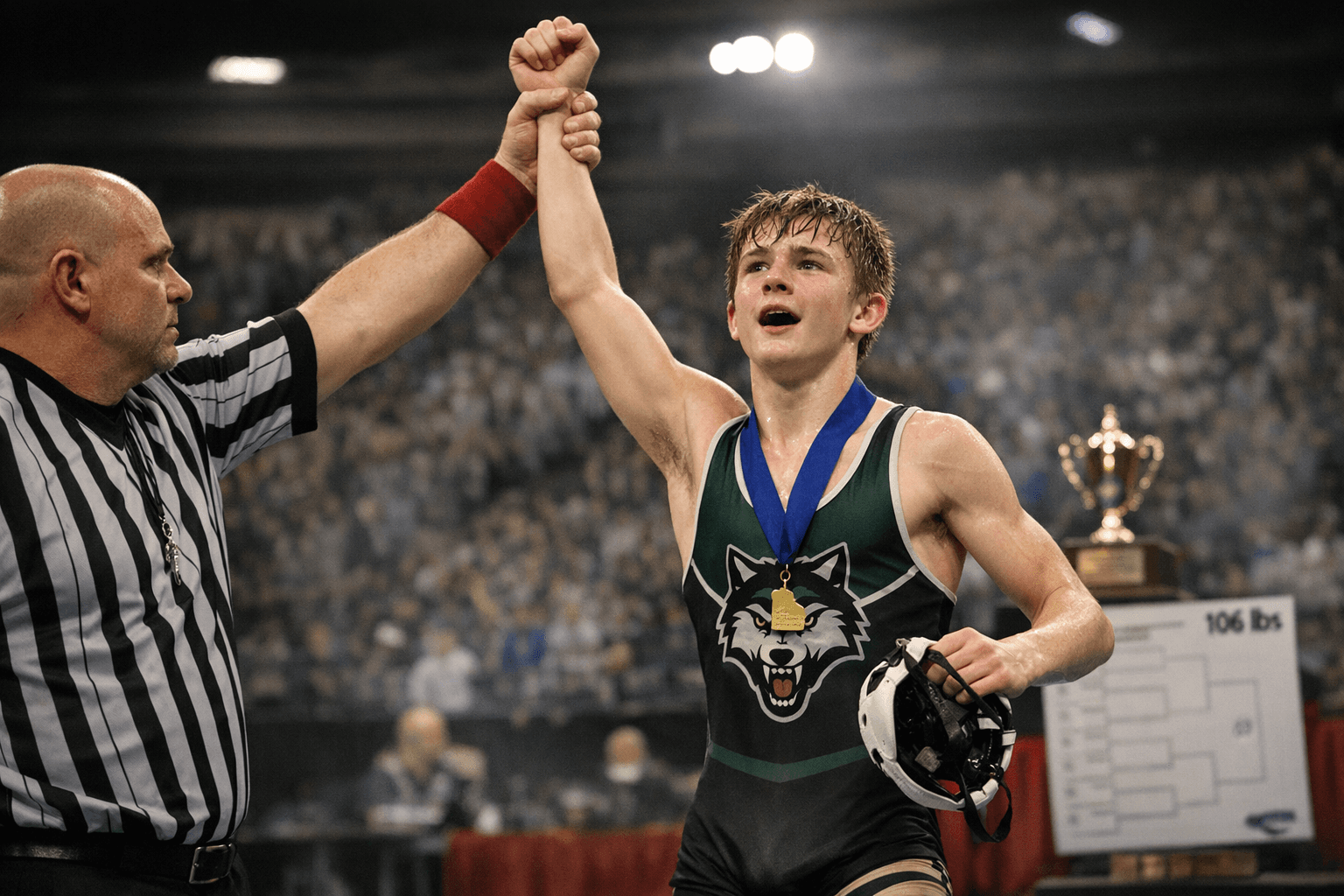 West Forsyth sophomore Derik Kiefer named Forsyth County’s top wrestler