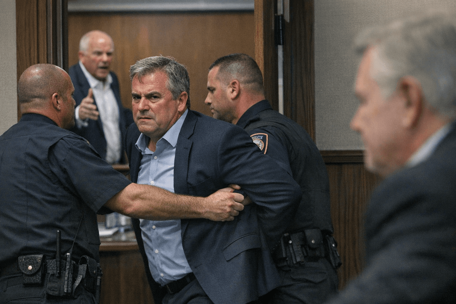 Smithtown council clash turns violent, one member charged with assault