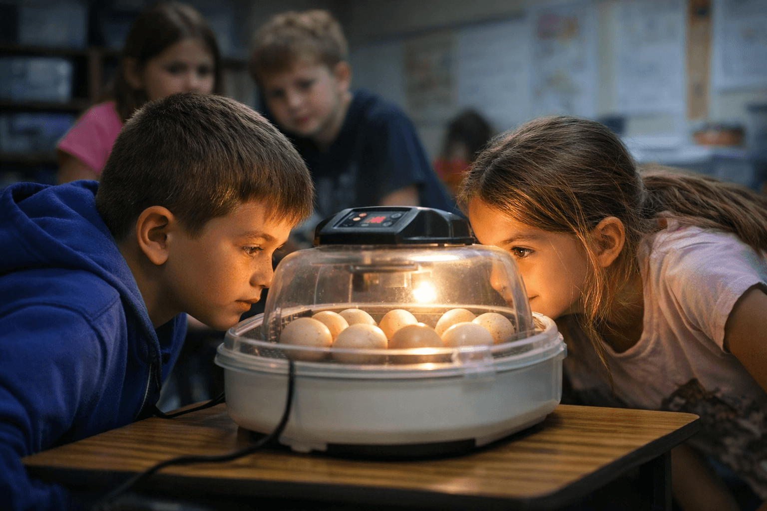 Owsley fourth graders learn science through egg incubator project
