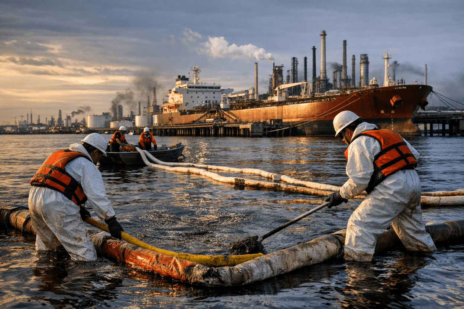 Diesel spill reported at PEMEX Deer Park dock along Ship Channel