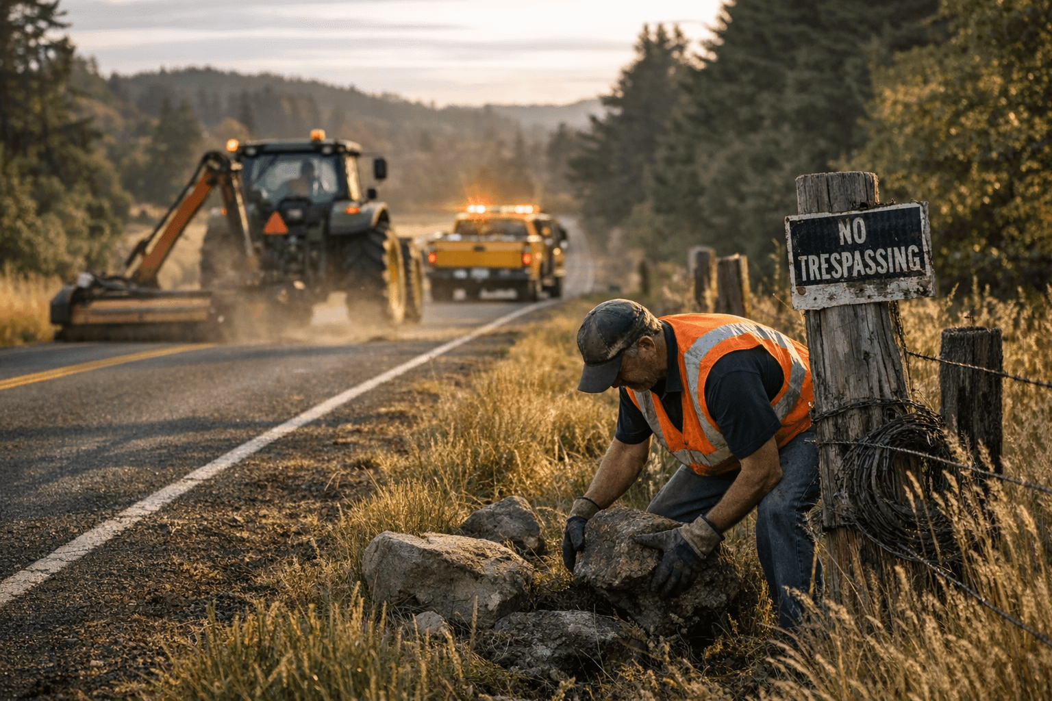 Lane County asks residents to clear roadside obstructions before mowing season