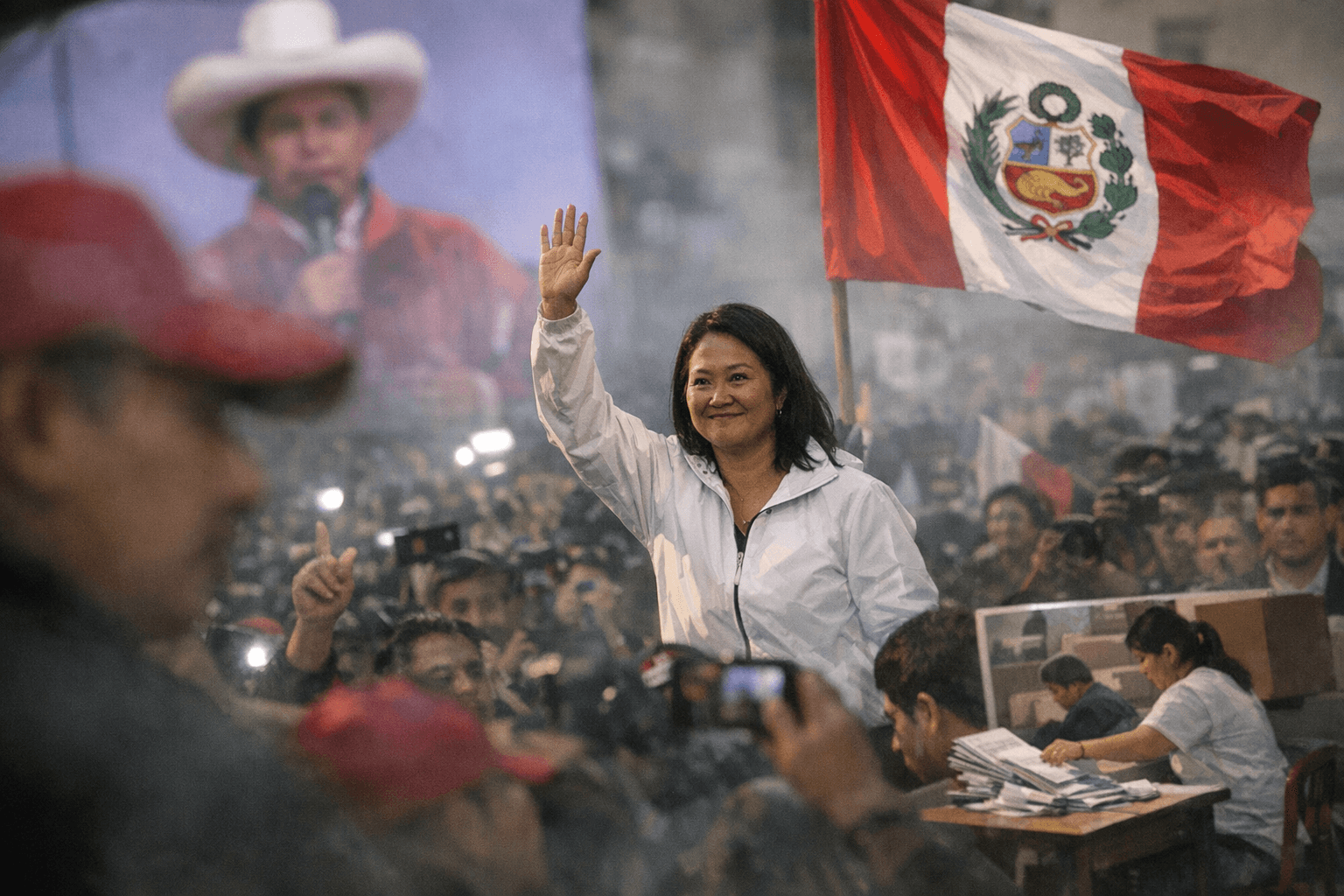 Fujimori leads tight Peru race as runoff looms after fragmented vote