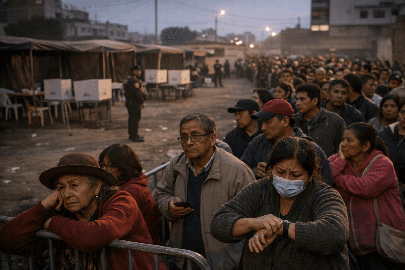 Lima voting delays force Peru to extend election for thousands