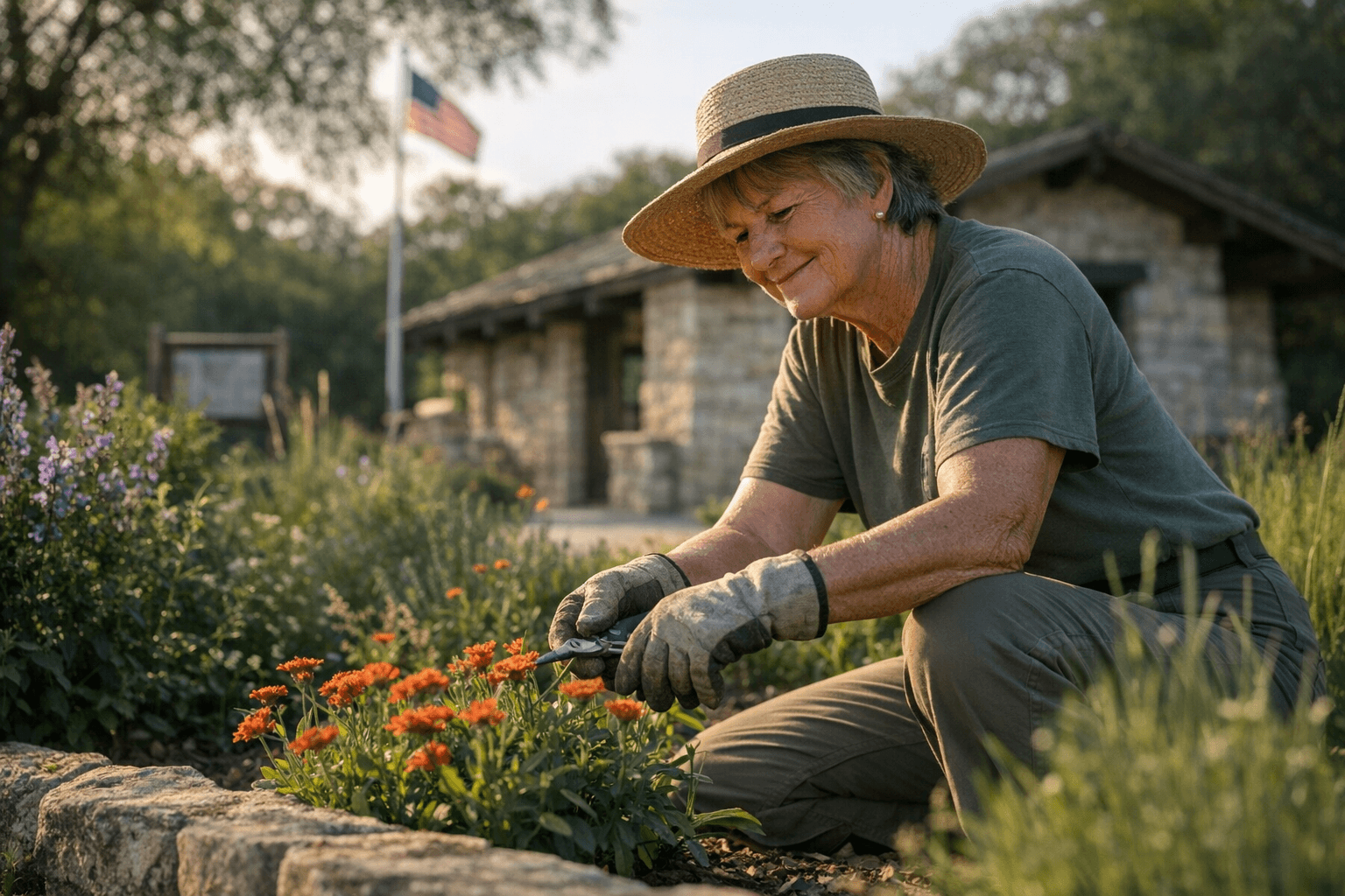 Mother Neff State Park volunteer honored for nearly 1,000 hours of work