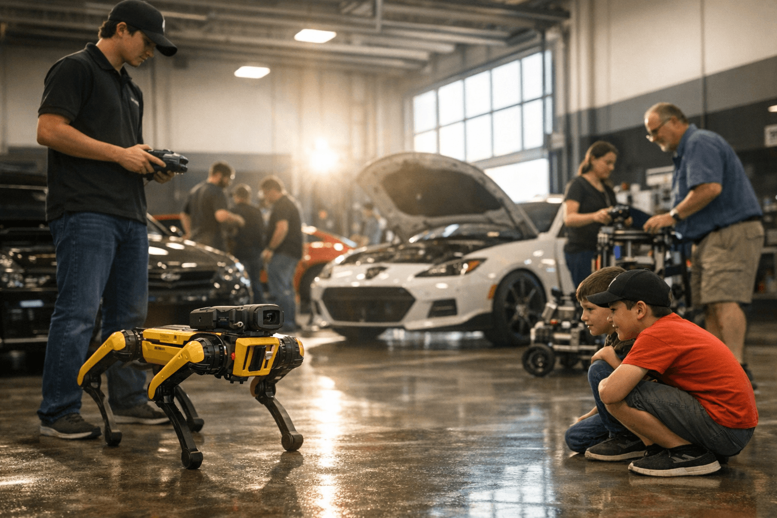 Collin College Technical Campus hosts preview day, car meet, robotics demos
