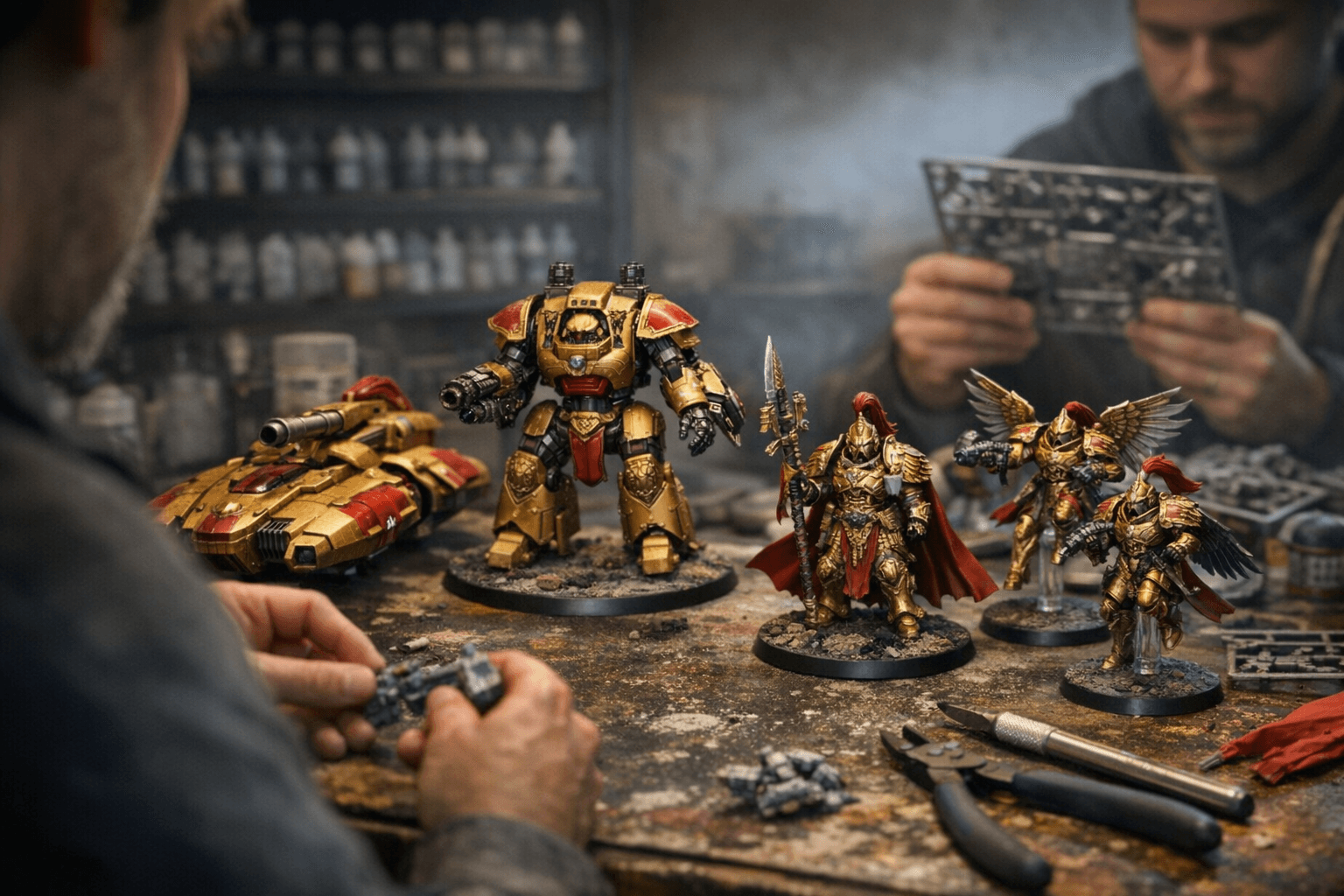 Legio Custodes miniatures arrive as standalone kits for pre-orders