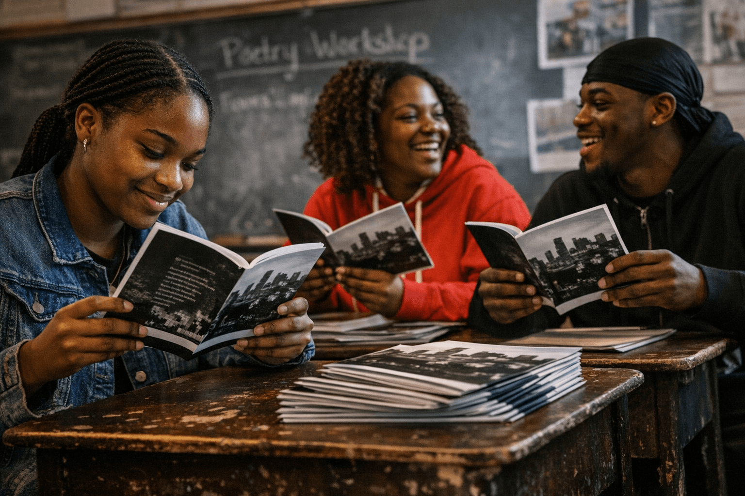 Baltimore Youth Opportunity students publish first literary magazine, Revolutionary Words