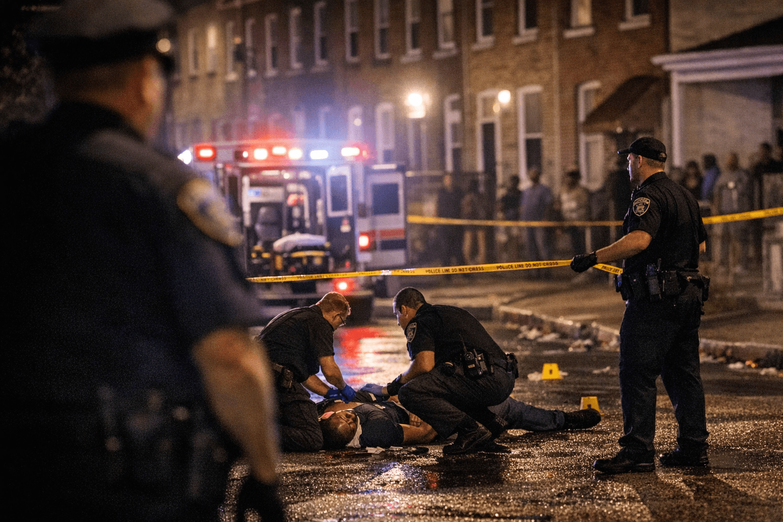 Five shot across Baltimore over weekend, two remain critical