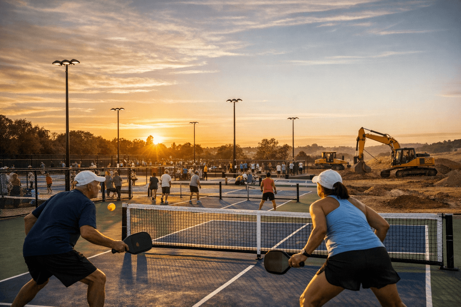 Rocklin plans 16-court pickleball complex at Sunset Whitney park