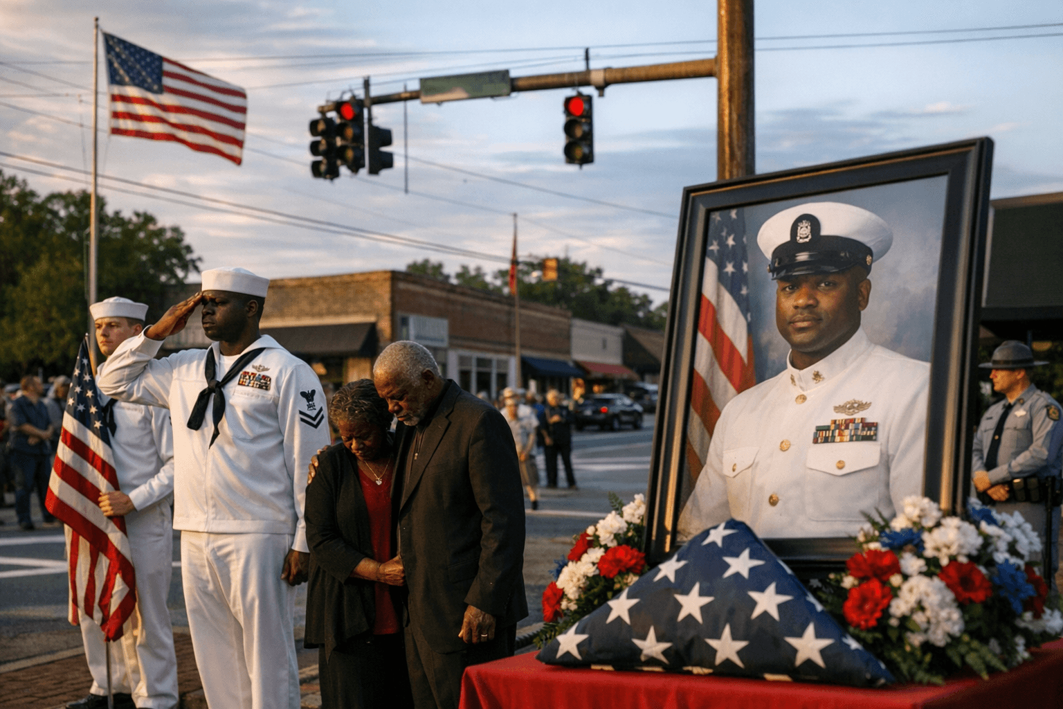 Allendale honors Navy hero Johnnie Doctor with downtown memorial intersection